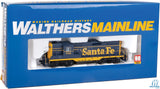 Walthers Mainline HO EMD GP9 Phase II with High Hood - Standard DC - Santa Fe #718 (blue, yellow) Walthers Mainline TRAINS - HO/OO SCALE