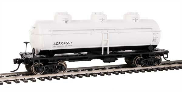 Walthers Mainline HO 36ft 3-Dome Tank Car - Ready to Run - ACFX #4554 - Hobbytech Toys