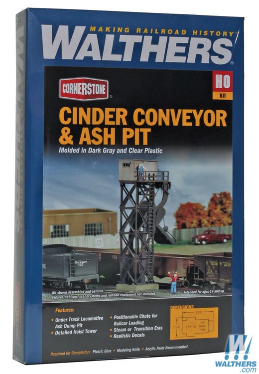 Walthers Cornerstone HO Cinder Conveyor & Ash Pit - Kit Walthers Cornerstone TRAINS - HO/OO SCALE
