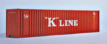 Walthers N 40 High Cube Container K Line Walthers TRAINS - N SCALE