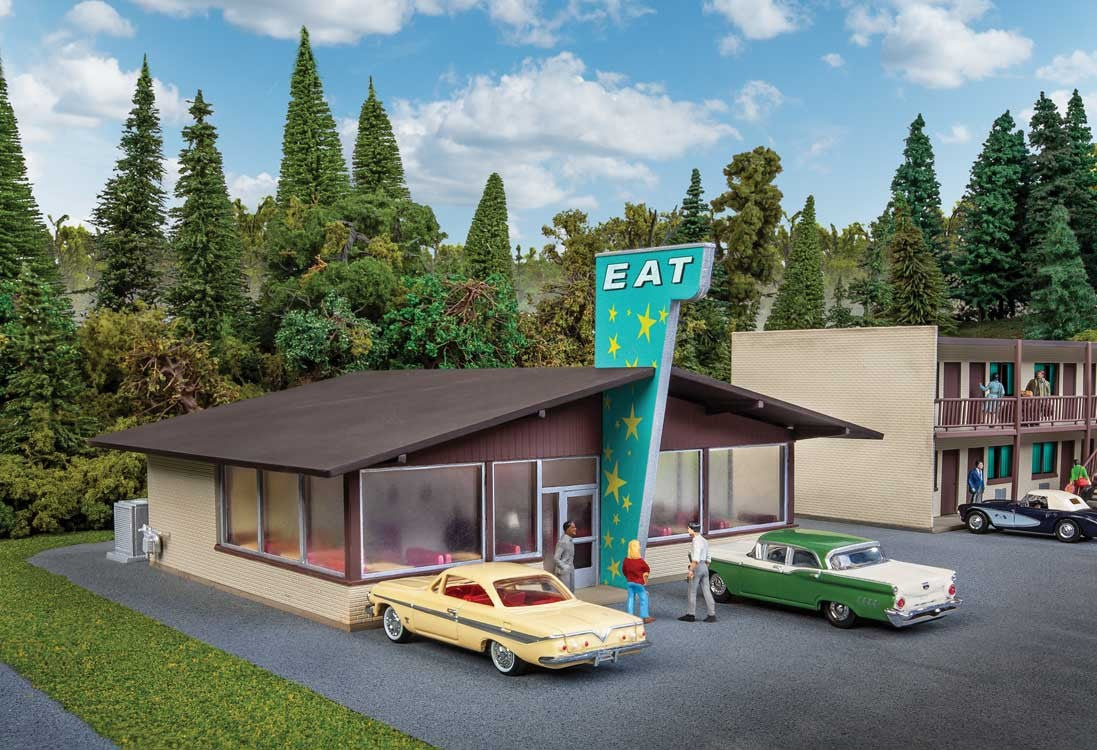 Walthers Cornerstone HO Vintage Motor Restaurant Walthers Cornerstone TRAINS - HO/OO SCALE