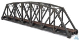 Walthers Cornerstone N Single-Track Arched Pratt Truss Bridge - Kit - 14-3/32 x 2 x 3-1/2in 35.7 x 5 x 8.8cm Walthers Cornerstone TRAINS - N SCALE