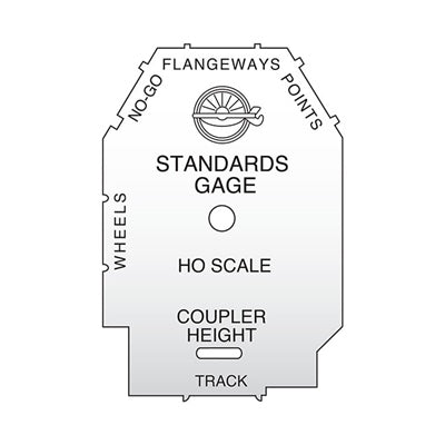 98-1 HO Standards Gauge - Includes Metal Gauge and Instructions NMRA Inc TRAINS - HO/OO SCALE