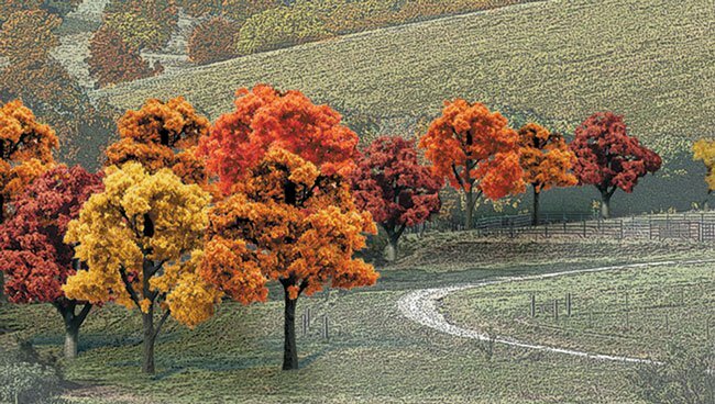 Woodland Scenics Value Trees Fall Mix 3-5in (14pcs) Woodland Scenics TRAINS - SCENERY