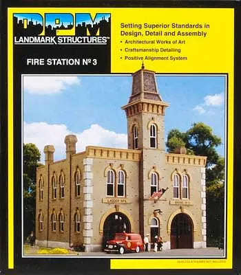 Dpm HO Firestation No 3 Kit** Woodland Scenics TRAINS - HO/OO SCALE