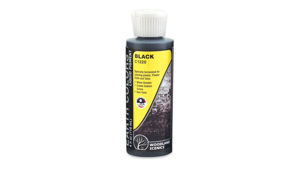 Woodland Scenics C1220 Black Liquid Pigment Woodland Scenics PAINT, BRUSHES & SUPPLIES