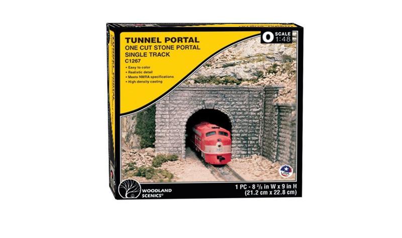 Woodland Scenics C1267 Tunnel Portal Cut Stone Single O Scale (1pc)** Woodland Scenics TRAINS - HO/OO SCALE