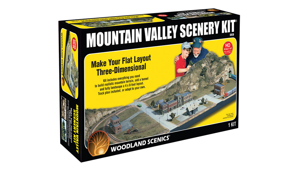 Woodland Scenics Mountain Valley Scenery Kit Woodland Scenics TRAINS - SCENERY