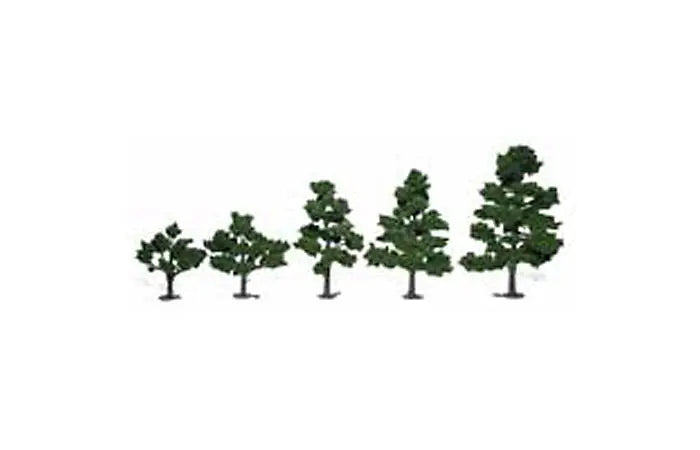 Woodland Scenics TR1112 Deciduous Tree Kit, 3-7in (6pcs) Woodland Scenics TRAINS - SCENERY
