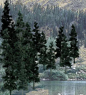 Woodland Scenics TR1581 Value Trees, Conifer 4-6in (24pcs) Woodland Scenics TRAINS - SCENERY