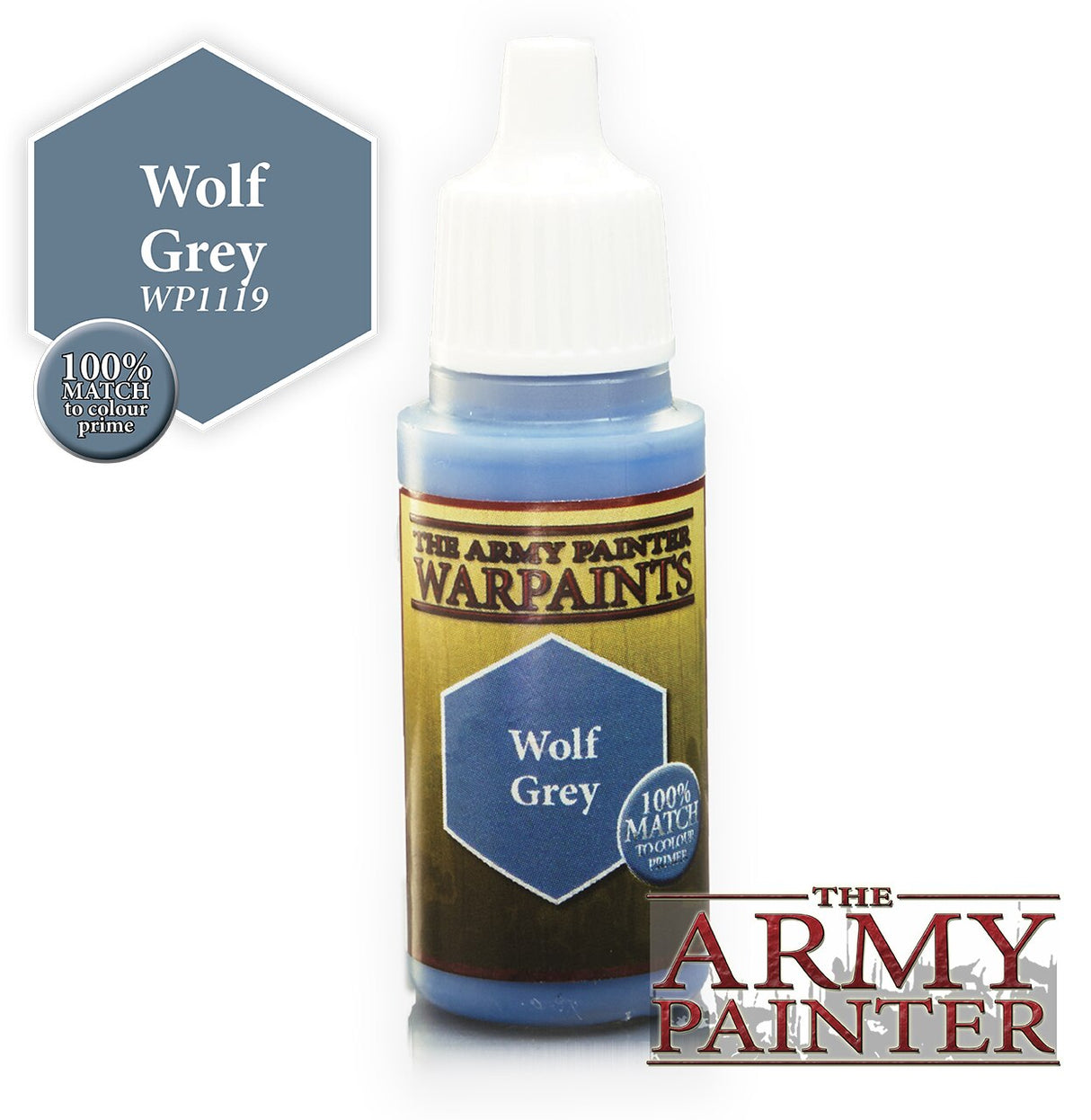 Army Painter WP1119 Wolf Grey The Army Painter PAINT, BRUSHES & SUPPLIES