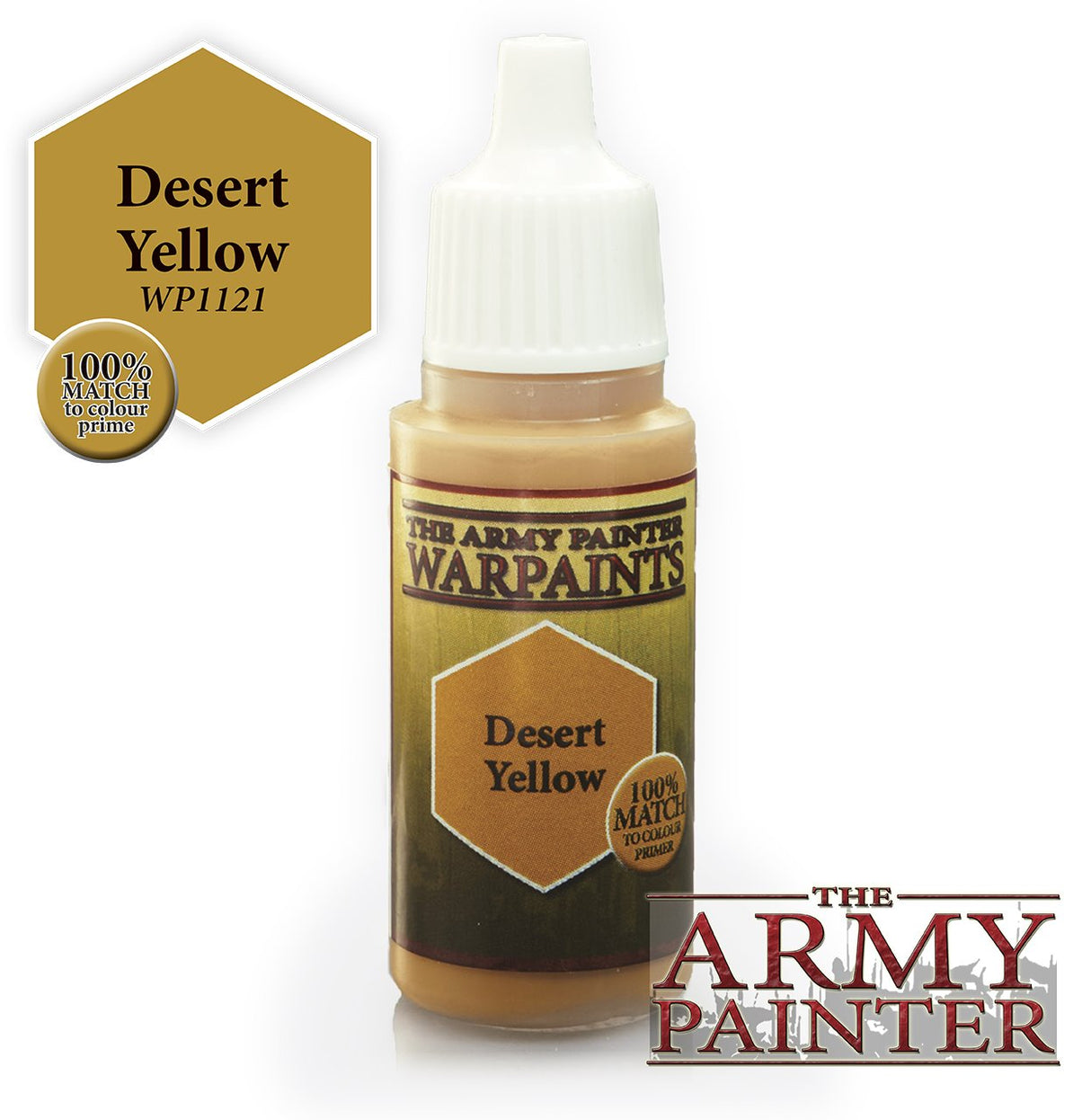 Army Painter WP1121 Desert Yellow The Army Painter PAINT, BRUSHES & SUPPLIES