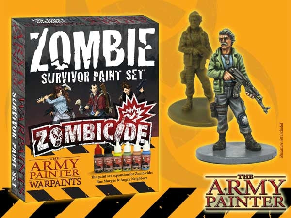 Army Painter Warpaints Zombicide Survivor Set The Army Painter PAINT, BRUSHES & SUPPLIES