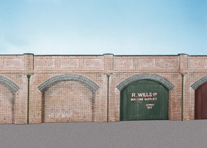 Wills SS52 OO/HO Brick Retaining Arches Kit Wills TRAINS - HO/OO SCALE