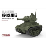 Meng U.S. Light Tank M24 Chaffee (Cartoon Model) Plastic Model Kit - Hobbytech Toys