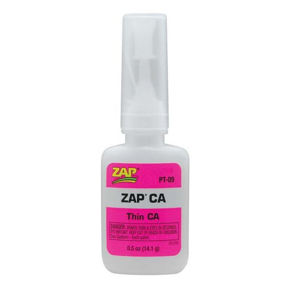 Zap Pt-09 Ca Thin 1/2oz Pink Zap Glue SUPPLIES