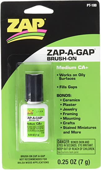 Zap PT-100 Zap-A-Gap Brush On Medium CA Zap Glue SUPPLIES