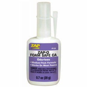 Zap O Foam Safe Ca Pt-25 20Gm Odourless - Requires Kicker Zap Glue SUPPLIES