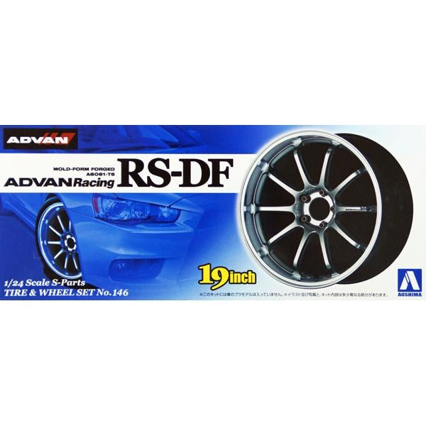 Aoshima 1/24 Advan Racing Rs-Df Wheels Aoshima PLASTIC MODELS