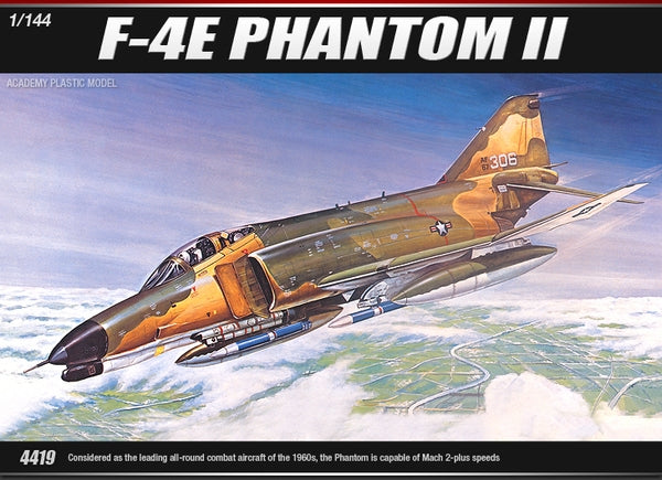 Academy 1/144 F-4E Phantom Ii Plastic Model Kit Academy PLASTIC MODELS
