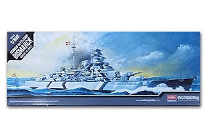 Academy 1/800 Battleship Bismarck (Static) Plastic Model Kit Academy PLASTIC MODELS