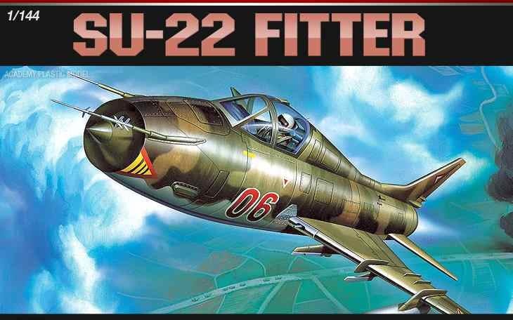 Academy 1/144 Su-22 Fitter Plastic Model Kit Academy PLASTIC MODELS