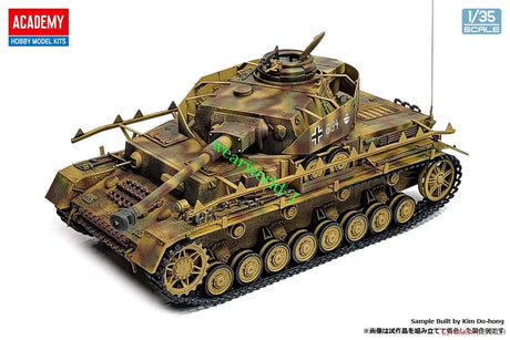 Academy 1/35 German Panzer IV Ausf.H "Ver.Late" Plastic Model Kit [13528] - Hobbytech Toys