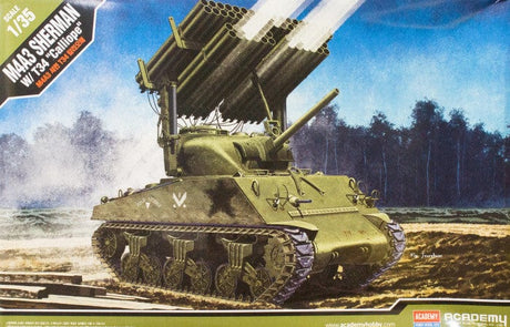 Academy 1/35 M4A3 Sherman with T34 Calliope Academy PLASTIC MODELS