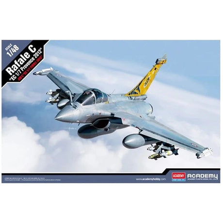 Academy 1/48 Rafale C "EC 1/7 Provence 2012" Plastic Model Kit [12346] - Hobbytech Toys
