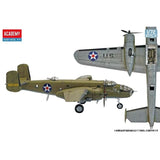 Academy 1/48 USAAF B-25B Doolittle Raid Plastic Model Kit [12336] - Hobbytech Toys