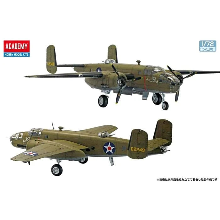 Academy 1/48 USAAF B-25B Doolittle Raid Plastic Model Kit [12336] - Hobbytech Toys