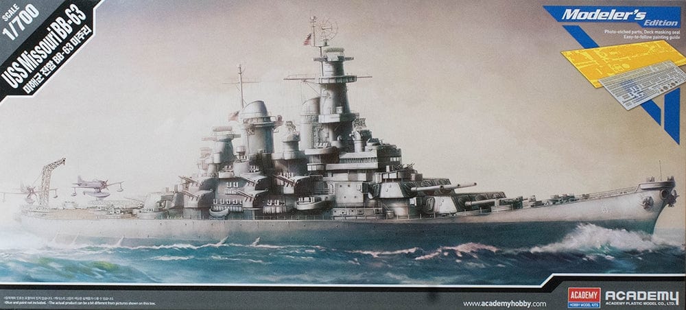 Academy 1/700 Uss Missouri Bb-63 Academy PLASTIC MODELS
