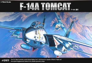 Academy 1/72 F-14A Tomcat Plastic Model Kit Academy PLASTIC MODELS