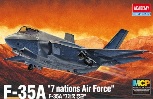 Academy 1/72 F-35A 7 Nations Air Force Academy PLASTIC MODELS