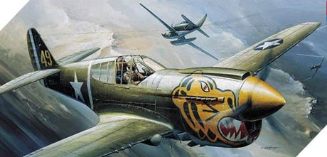 Academy 1/72 P-40E Warhawk Plastic Model Kit Aus Decals Academy PLASTIC MODELS