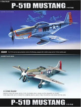 Academy 1/72 P-51D Mustang Plastic Model Kit Aus Decals Academy PLASTIC MODELS