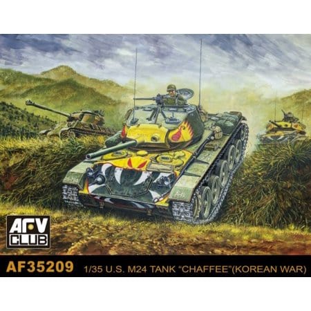 Afv-Club 1/35 Us M24 Tank Chaffee Korea War AFV Club PLASTIC MODELS