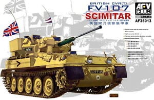 AFV Club AF35013 1/35 British FV107 Scimitar CVR (T) Plastic Model Kit AFV Club PLASTIC MODELS