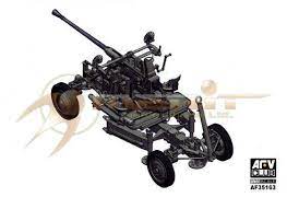 AFV Club AF35163 1/35 40mm Automatic Gun M1 (Bofors 40mm AA) Plastic Model Kit AFV Club PLASTIC MODELS
