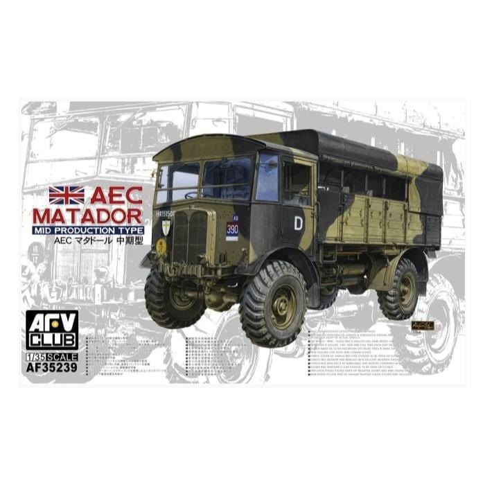 AFV Club AF35239 1/35 AEC Matador Mid Production Type Plastic Model Kit AFV Club PLASTIC MODELS