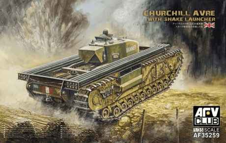 AFV Club AF35259 1/35 Churchill Avre w/Snake Launcher Plastic Model Kit AFV Club PLASTIC MODELS