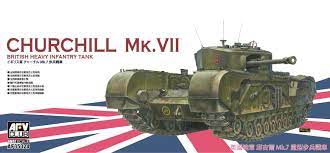 AFV Club AF35324 1/35 Churchill M.K. VII Plastic Model Kit - Hobbytech Toys