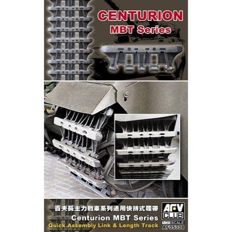 AFV Club AF35338 1/35 Centurion MBT Series Quick Assembly Link & Length Track Plastic Model Kit AFV Club PLASTIC MODELS