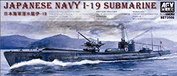 AFV Club SE73506 1/350 Japanese Navy I-19 Submarine Plastic Model Kit AFV Club PLASTIC MODELS