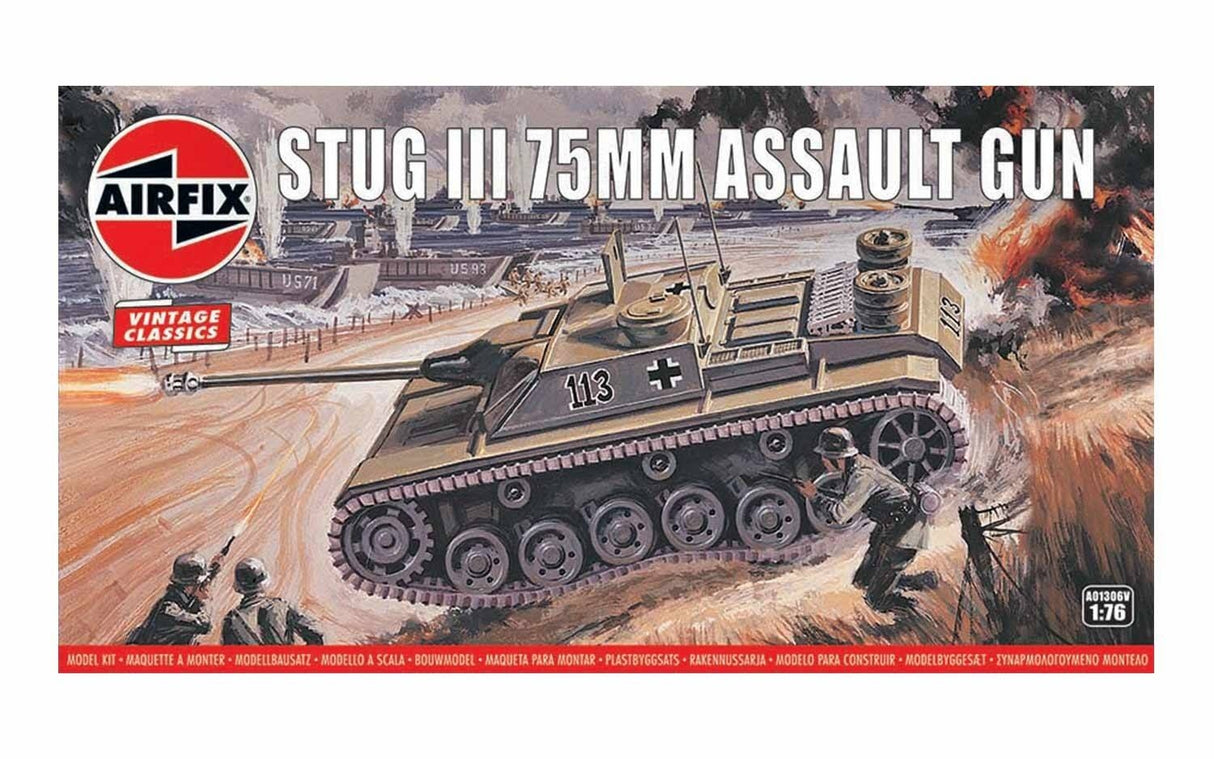 Airfix 1/76 Stug Iii 75Mm Assault Gun Airfix PLASTIC MODELS