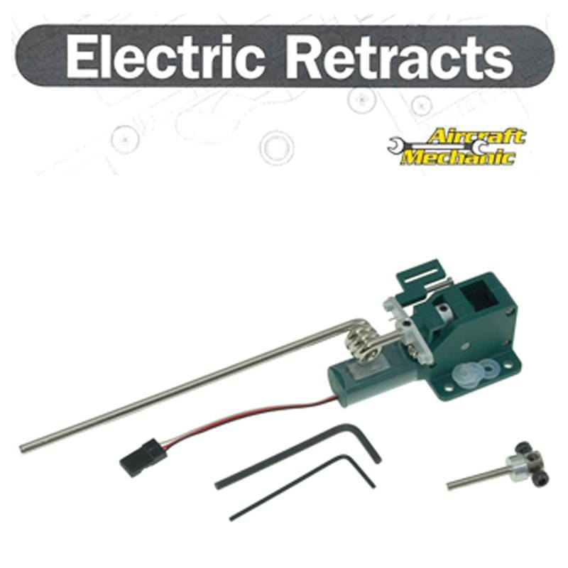 Aircraft Mechanics Electric Retracts 15-25 Size Nose Retract & Leg Only Aircraft Mechanics RC PLANES - PARTS