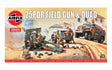 Airfix 1/76 25Pdr Field Gun And Quad Airfix PLASTIC MODELS