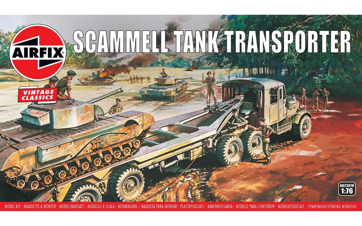 Airfix 1/76 Scammell Tank Transporter Airfix PLASTIC MODELS
