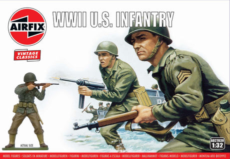 Airfix 1/32 WWII U.S Infantry Airfix PLASTIC MODELS