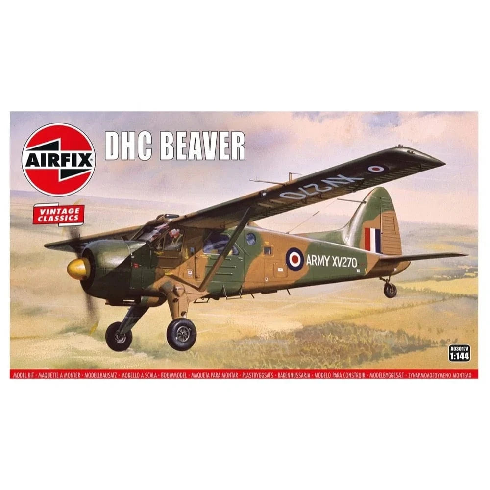 Airfix A03017V 1/72 de Havilland Beaver Plastic Model Kit - Hobbytech Toys